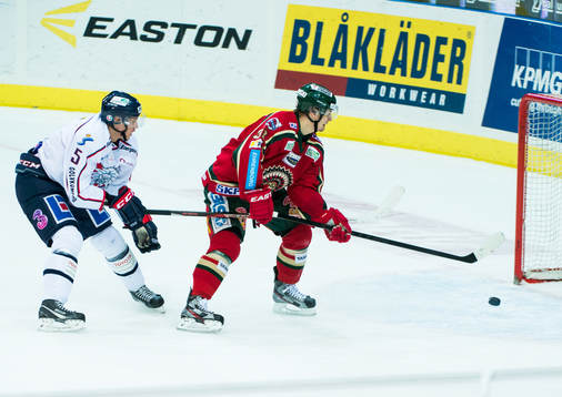 Nicklas Lasu, Frölunda, gör 3-1 i tom bur. Mattias