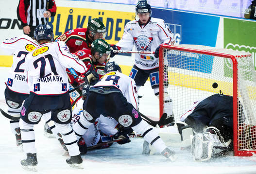 Frölunda har en puck inne som blir bortdömd