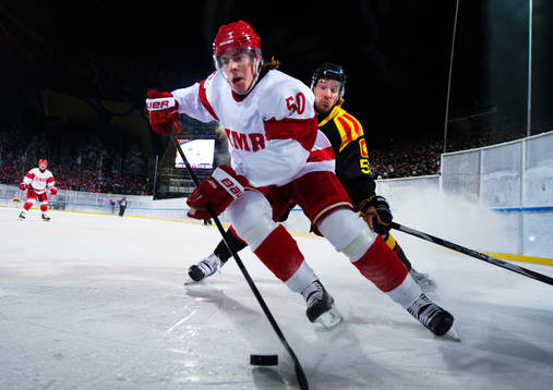 Sebastian Erixon, Timrå, utmanas av Andreas Thuresson,