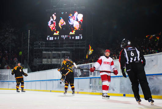 Jonathan Granström kramar om Martin Johansson, Brynäs