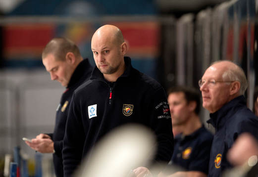 Tony Zabel och Mats Bäcklin, tränare Djurgården
