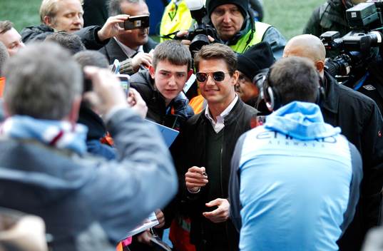 Tom Cruise - 09.12.2012 - Manchester City / Manchester