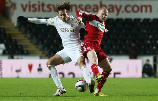 Football - Swansea City v Middlesbrough - Capital One Cup