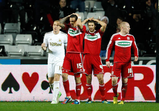 Football - Swansea City v Middlesbrough - Capital One Cup