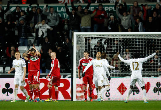 Football - Swansea City v Middlesbrough - Capital One Cup