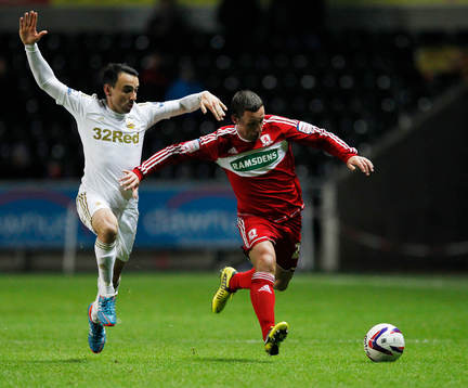 Football - Swansea City v Middlesbrough - Capital One Cup