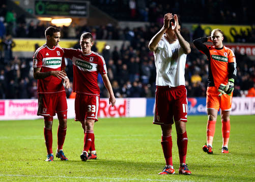 Football - Swansea City v Middlesbrough - Capital One Cup