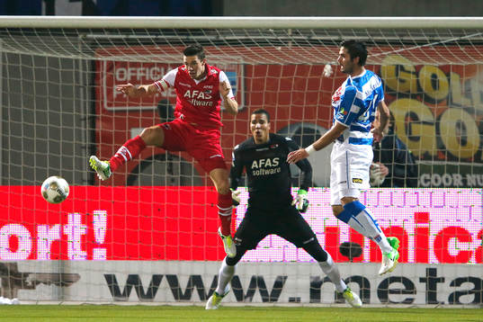 ZWOLLE - 15-12-2012 - voetbal Eredivisie - PEC Zwolle - AZ,