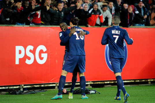 Joie Blaise MATUIDI / Zlatan IBRAHIMOVIC - 16.12.2012 - PSG