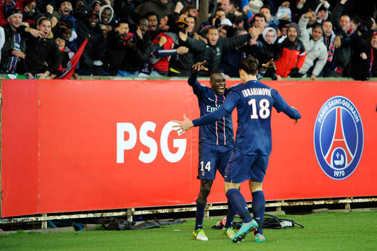 Joie Blaise MATUIDI / Zlatan IBRAHIMOVIC - 16.12.2012 - PSG