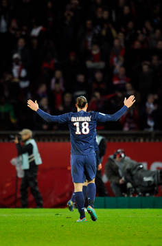 Joie Zlatan IBRAHIMOVIC - 16.12.2012 - PSG / Lyon - 18eme