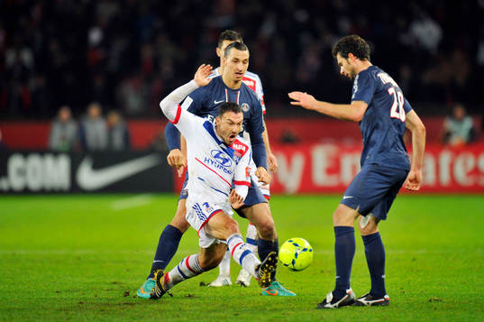 Zlatan IBRAHIMOVIC / Steed MALBRANQUE / Thiago MOTTA -