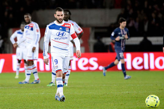 Deception Lisandro LOPEZ  - 16.12.2012 - PSG / Lyon - 18eme