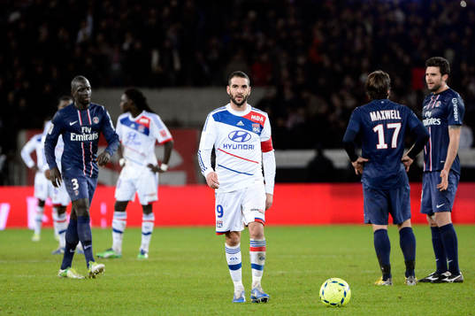 Deception Lisandro LOPEZ  - 16.12.2012 - PSG / Lyon - 18eme