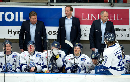 Andreas Appelgren, tränare Leksand och spelarna deppar