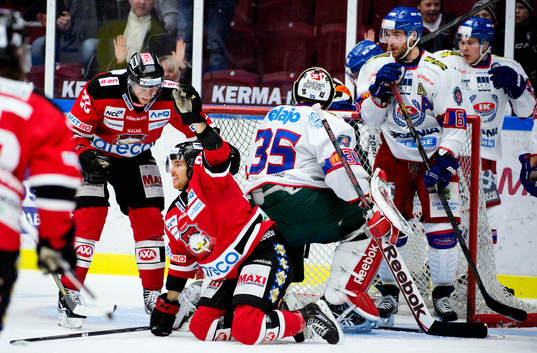 Mattias Persson, Malmö Redhawks, jublar, Linus Fernström,