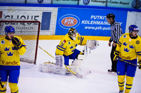 Niklas Lundström, målvakt, Sverige, deppar