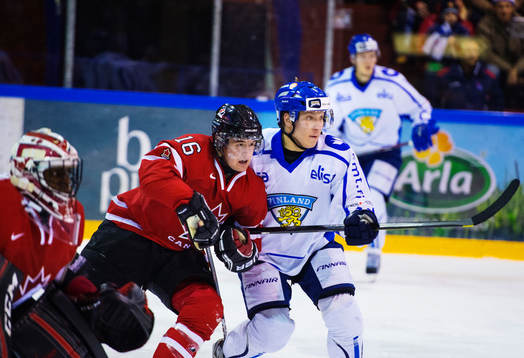 Xavier Ouellet, Kanada, och Markus Granlund, Finland