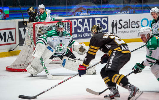 Kristian Huselius, AIK utmanar Martin Gerber, målvakt