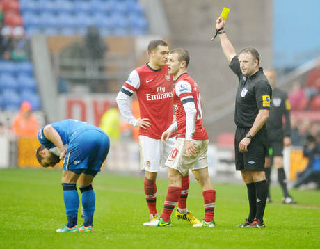 Football - Wigan Athletic v Arsenal - Barclays Premier