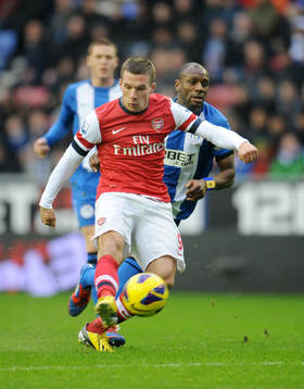 Football - Wigan Athletic v Arsenal - Barclays Premier