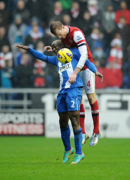 Football - Wigan Athletic v Arsenal - Barclays Premier