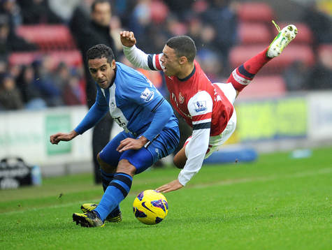 Football - Wigan Athletic v Arsenal - Barclays Premier