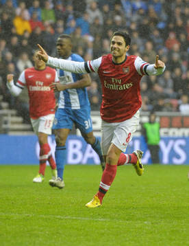 Football - Wigan Athletic v Arsenal - Barclays Premier