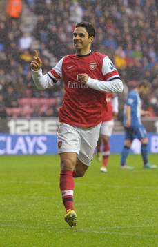 Football - Wigan Athletic v Arsenal - Barclays Premier