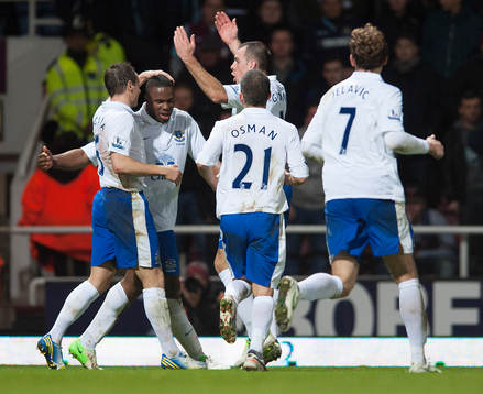 Football - West Ham United v Everton - Barclays Premier