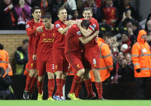 Football - Liverpool v Fulham - Barclays Premier League -