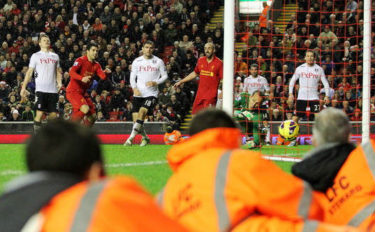 Football - Liverpool v Fulham - Barclays Premier League -