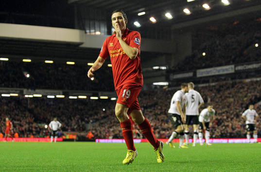 Football - Liverpool v Fulham - Barclays Premier League -