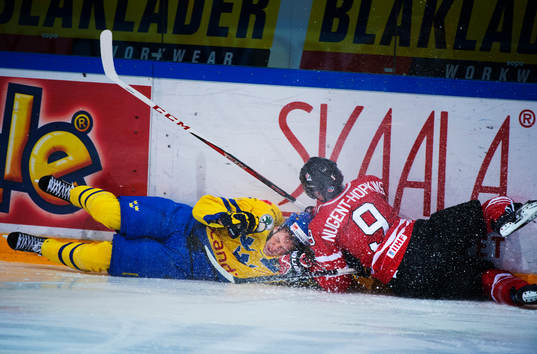 Rickard Rakell, Sverige, och Ryan Nugent-Hopkins, Kanada