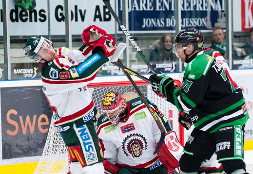Fredrik Eriksson,  Frölunda, Mathias Thärnqvist, Rögle