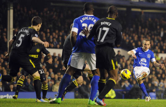 Football - Everton v Wigan Athletic - Barclays Premier
