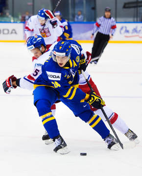 Erik Nemec, Tjeckien, och Rickard Rakell, Sverige