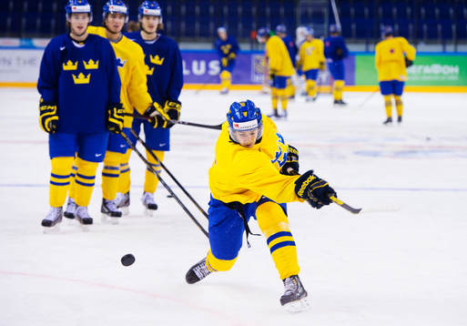 Sebastian Collberg missar ett skott