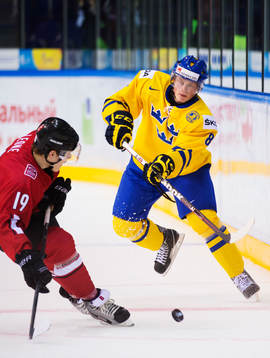 Robin Leone, Schweiz, och Linus Arnesson, Sverige