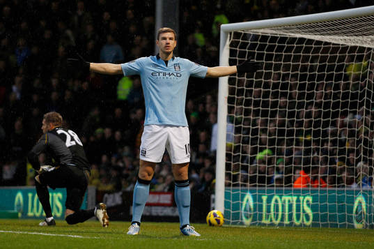 Football - Norwich City v Manchester City - Barclays