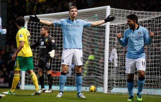 Football - Norwich City v Manchester City - Barclays