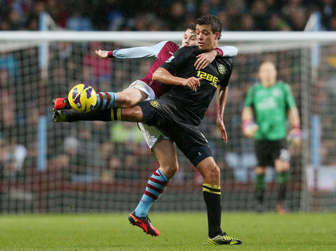 Football - Aston Villa v Wigan Athletic - Barclays Premier
