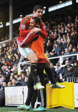 Football - Fulham v Swansea City - Barclays Premier League