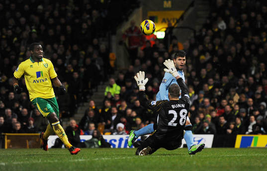 Football - Norwich City v Manchester City - Barclays