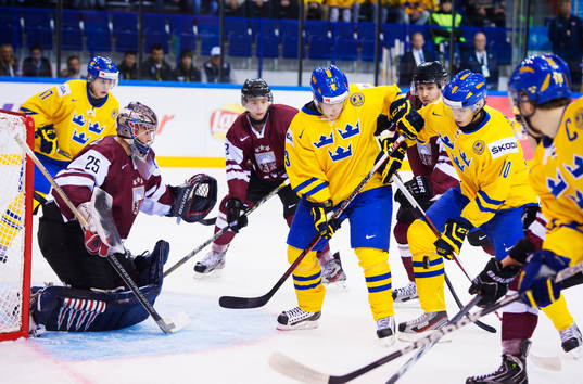 William Karlsson, Viktor Arvidsson och Alexander Wennberg,