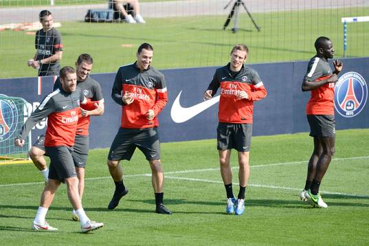 Joie Groupe Paris Saint Germain - Nicolas DOUCHEZ / Zlatan