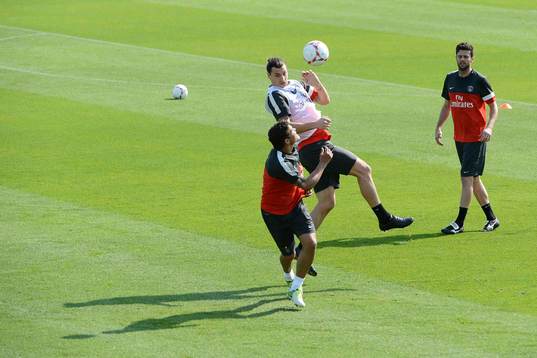 Thiago SILVA / Zlatan IBRAHIMOVIC - 30.12.2012 -