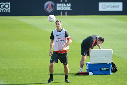 Zlatan IBRAHIMOVIC - 30.12.2012 - Entrainement  Paris Saint