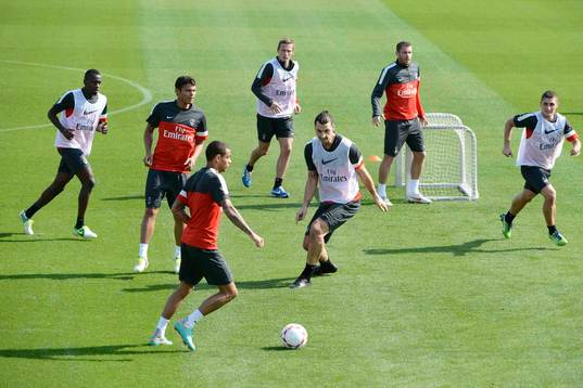 Zlatan IBRAHIMOVIC - 30.12.2012 - Entrainement  Paris Saint