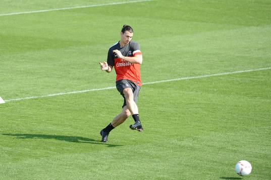 Zlatan IBRAHIMOVIC - 30.12.2012 - Entrainement  Paris Saint